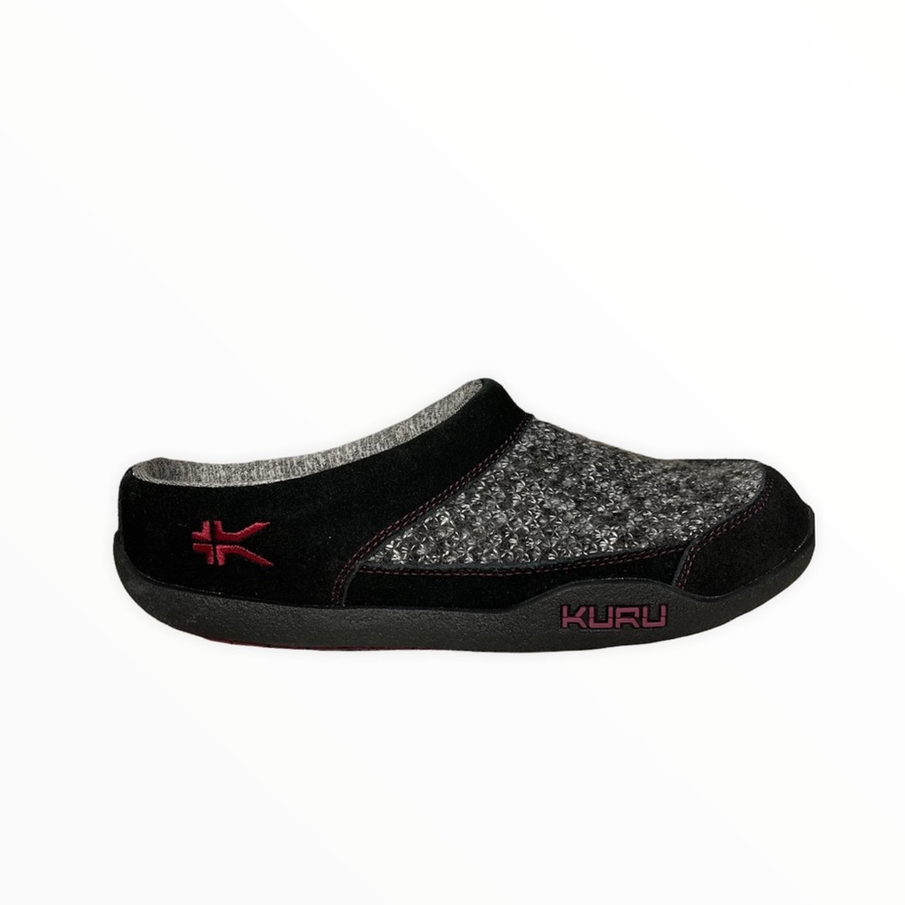 KURU Mesh Knitted Nylon Fleece Upper Arch Support Breathability Slip-On Shoes9.5